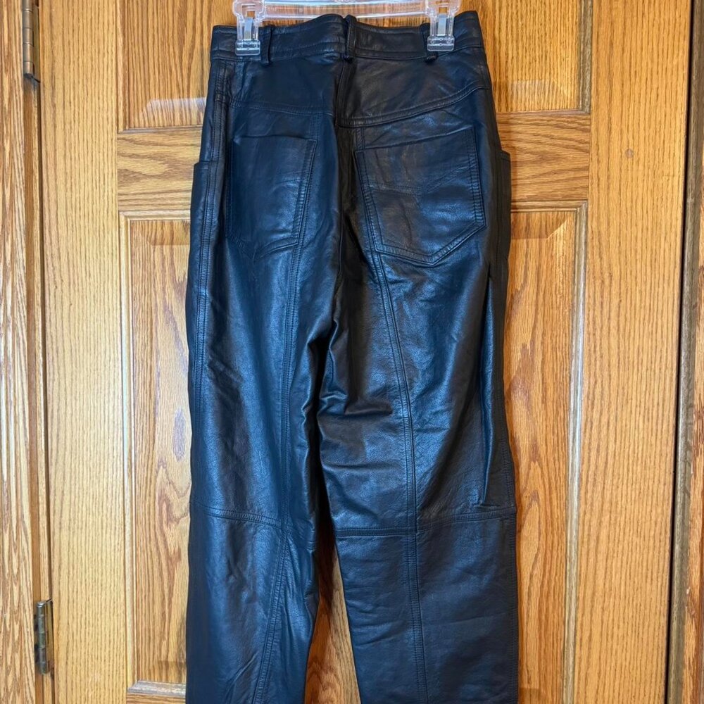 Black Leather Pants